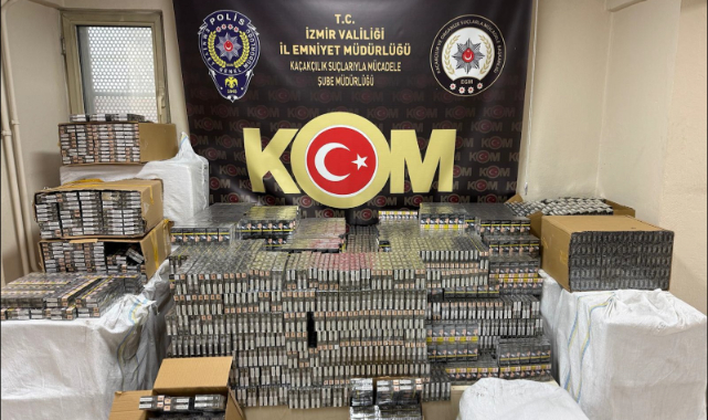 İzmir'de kaçakçılıkla mücadele sürüyor: 4,5 milyon TL'lik operasyon!