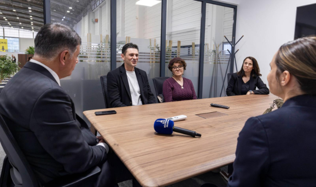 Minguzzi ailesinden Başkan Tugay’a ziyaret