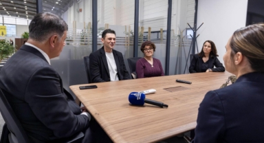 Minguzzi ailesinden Başkan Tugay’a ziyaret