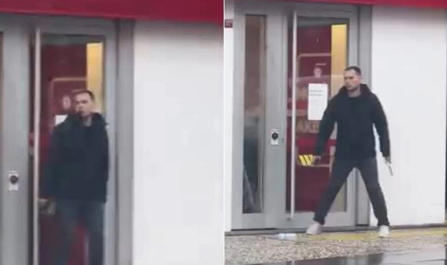Soygun girişimi başarısız oldu: Silahlı şüpheli aranıyor!