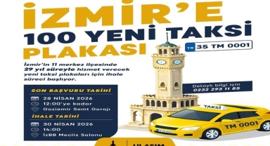  11 ilçeye 100 taksi plakası için ihale başvuruları devam ediyor