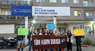 28 öğrenci hastanelik olmuştu… İstiklal Kadın Hareketi’nden yurt önünde tepki!