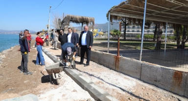 Başkan Çiçek, saha çalışmalarını ziyaret etti