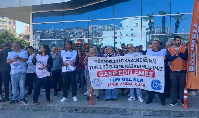 Bayraklı'da eylemlerin 15'inci günü: CHP'li Güç sendikayla görüşecek!