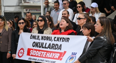 Bornova’dan okullarda şiddete karşı tek ses: ‘Karanlığa teslim olmayacağız!’”