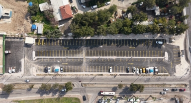 Gaziler Caddesi’ne 154 araçlık ücretsiz otopark hizmete girdi