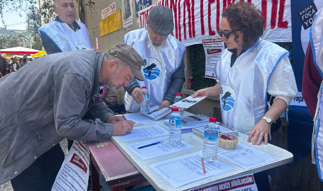 İzmir Körfez dip çamuruna karşı imza kampanyası!