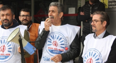 İzmirli iki belediyede memurlar eyleme çıktı!