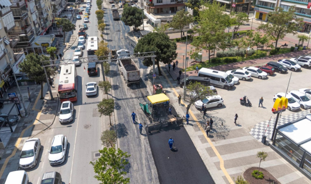 Karşıyaka Girne Bulvarı yenileniyor