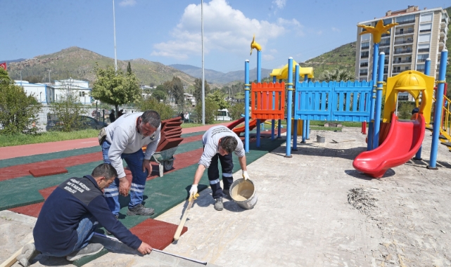 Karşıyaka’nın parklarına modern dokunuş