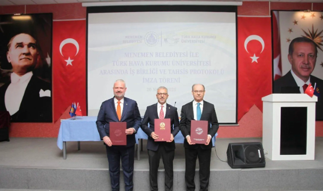 Menemen'de ikinci üniversite için imzalar atıldı!