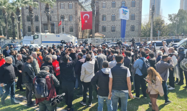 Meslek Fabrikası'nda polis ve halk arasında ikinci arbede!