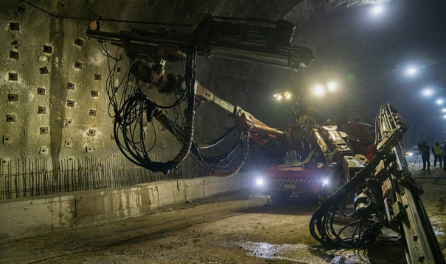 Onat Tüneli’nde çalışmalar sürüyor