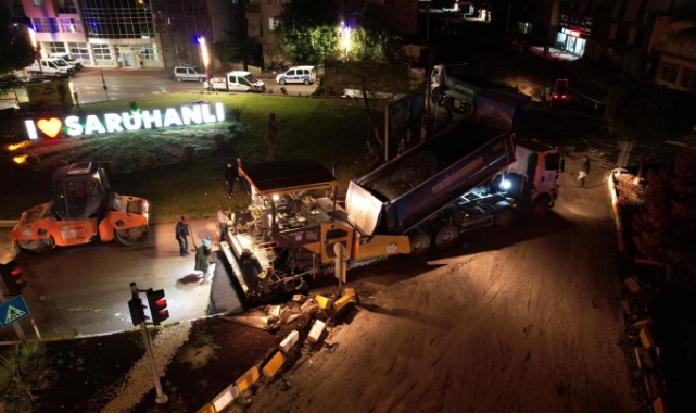 Saruhanlı 7 Eylül Caddesi Modern Yüzüne Kavuşuyor