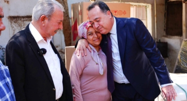 Başkan Dutlulu, selden etkilenen vatandaşları ziyaret etti