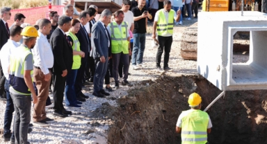 Başkan Dutlulu Soma’da 20 milyon TL’lik altyapı yatırımını inceledi