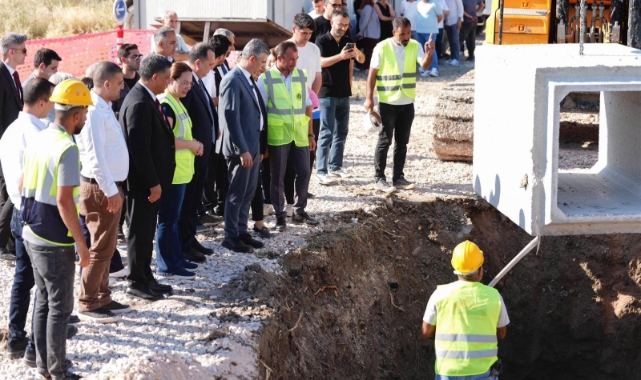 Başkan Dutlulu Soma’da 20 milyon TL’lik altyapı yatırımını inceledi