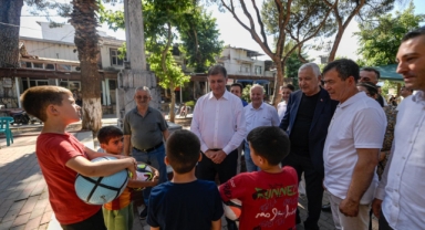 Başkan Tugay, kiraz kenti Kemalpaşa'da: Bir ve bütünüz, gençler bu ülkenin emaneti