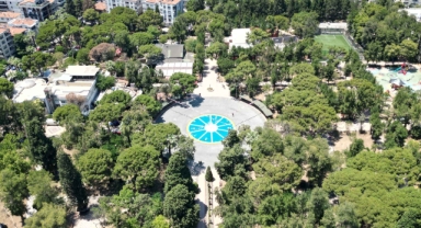 Bornova'nın simge havuzu yenilendi 
