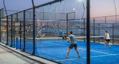 Bostanlı Sahili’ne yeni padel kortları geliyor