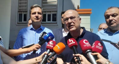 CHP'li Yücel ve Bakan emniyet önünde: Buradan suç uydurmak mümkün değil!