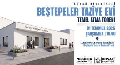 Konak’ta dayanışma güçleniyor: Beştepeler Taziye Evi’nin temeli atılıyor