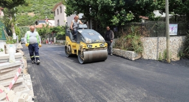 Maydonoz Koyu’nda Asfalt Çalışması