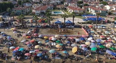 Menderes'te bir ilk: Sahil, Güneş ve Voleybol