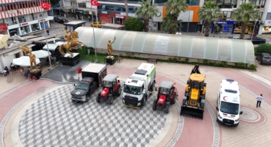 Menemen Belediyesi araç filosu yeni araçlarla güçlendi