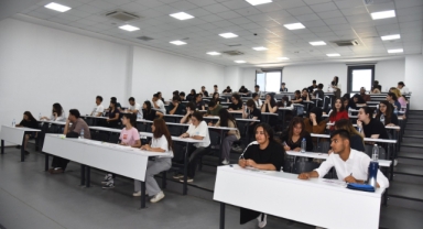 Menemen’de öğrencilere sınav provası