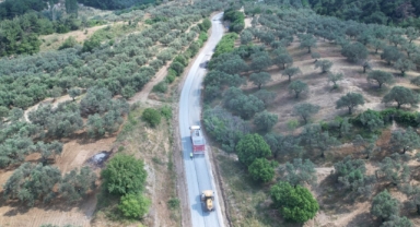 Tütenli ve İlyaslar’ı Bağlayan Yolda Asfalt Çalışmaları Başladı