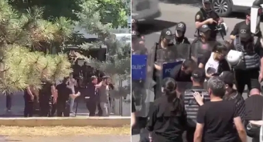 Ankara'da NATO eylemleri sürüyor: Polisten sert müdahale!