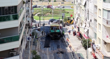 Balçova Ata Caddesi tamamen yenileniyor