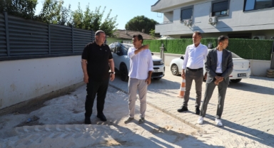 Başkan Çiçek'ten yerinde inceleme