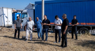 Başkan Eşki sabahın ilk ışıklarıyla sahada