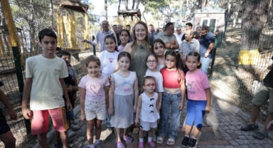 Başkan Mutlu Macera Parkı’nda çocuklarla bir araya geldi