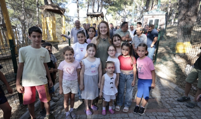 Başkan Mutlu Macera Parkı’nda çocuklarla bir araya geldi