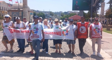 İzmir'de emeklilerden TÜİK tepkisi: