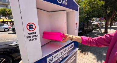 Konaklıların eski giysileri çöpe değil geri dönüşüme gidiyor