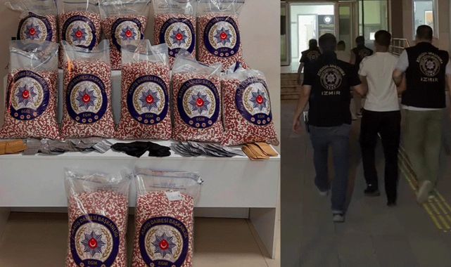 Ticari takside 280 bin sentetik ecza: 3 şüpheliye gözaltı!