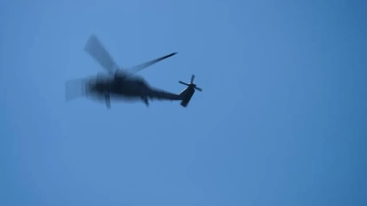 Giresun'da helikopter düştü!