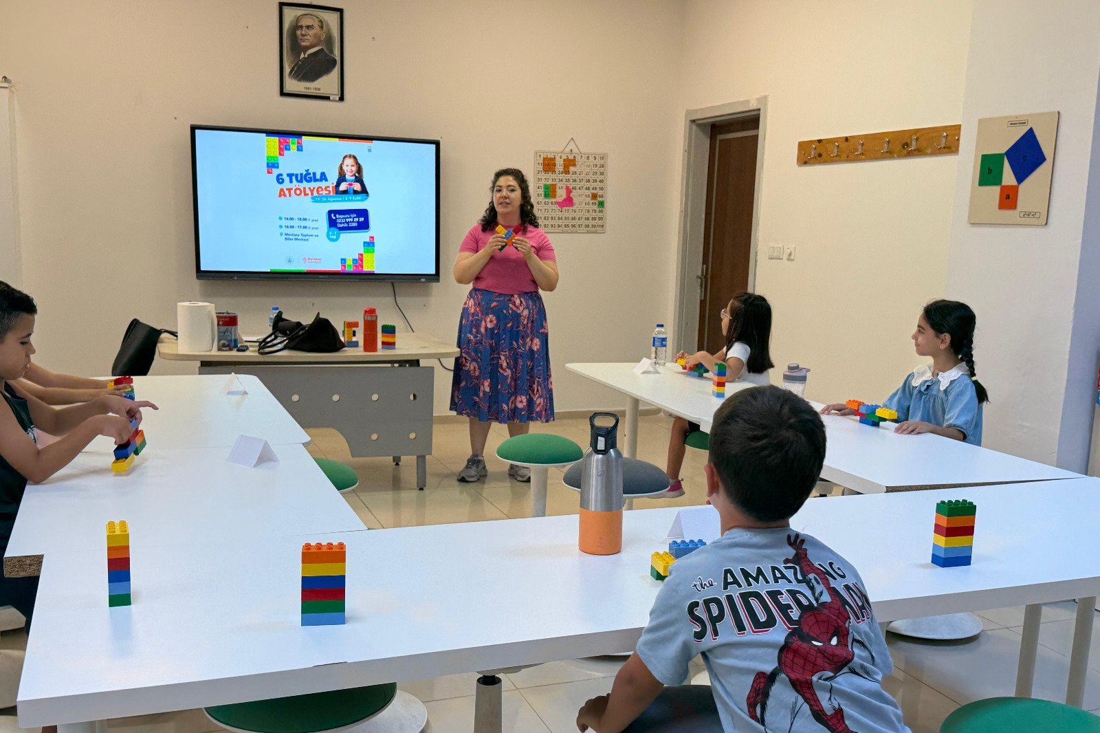 Bornovalı minikler Lego Atölyesi’nde geleceği tasarladı