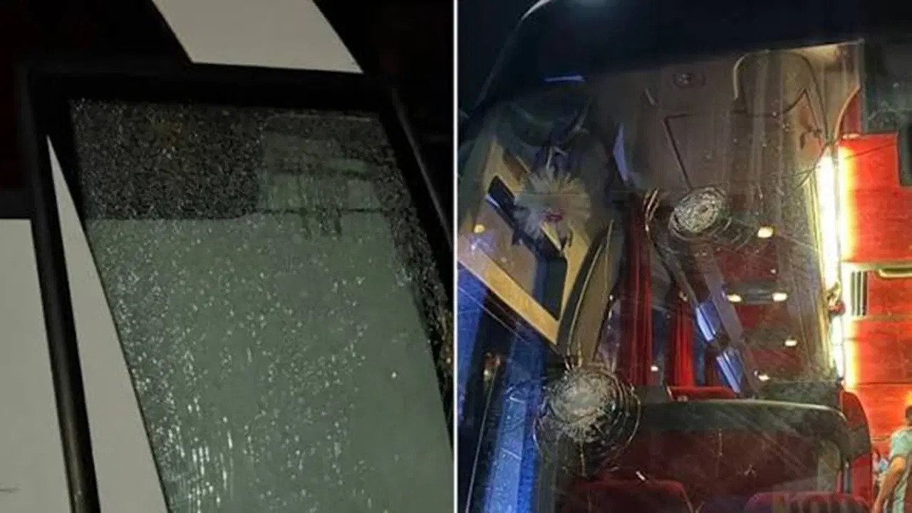 Otobüs taşlayan Amedspor taraftarlarına gözaltı!