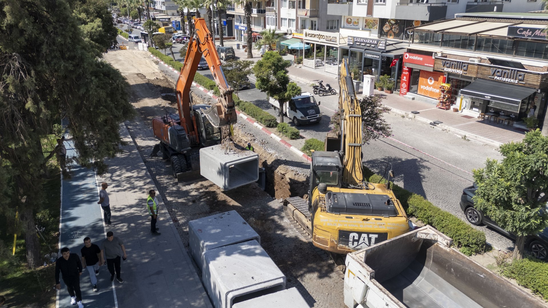 Bergama’da taşkın riskine karşı yeni hat